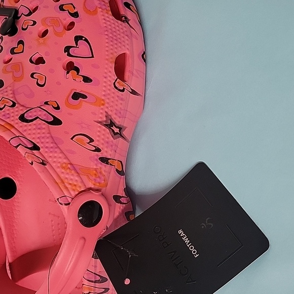 NWT Activ Pro Heart Clog Style Summer Shoes Size 9/10 - Picture 7 of 10